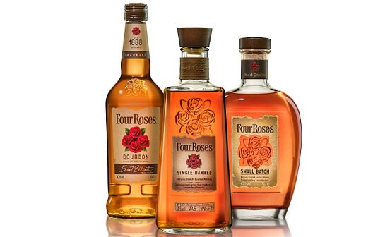 four roses whiskey range - markenseite sorten-übersicht