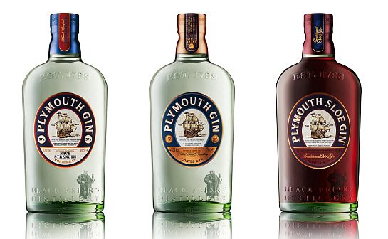 plymouth gin range - markenseite sorten-übersicht