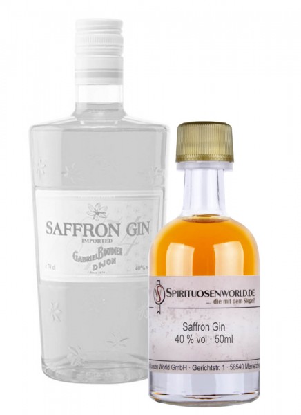 Saffron Gin Tastingminiatur 0,05 L