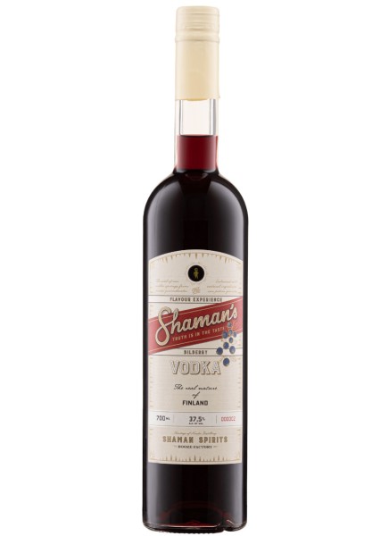 Shaman&#039;s Bilberry Flavored Vodka 0,7 L