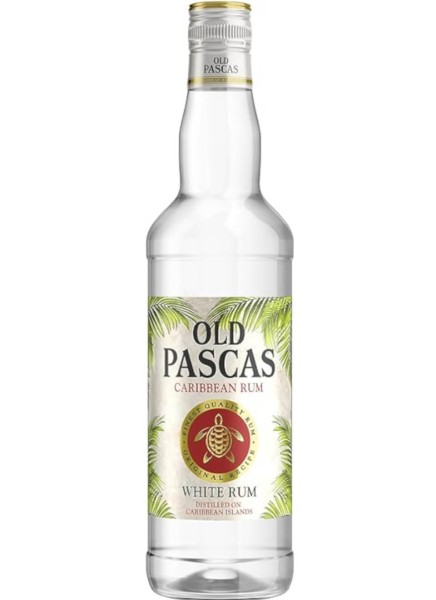 Old Pascas Barbados White Rum 1 L