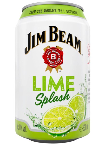 Jim Beam Lime Splash Longdrink 0,33 L Dose