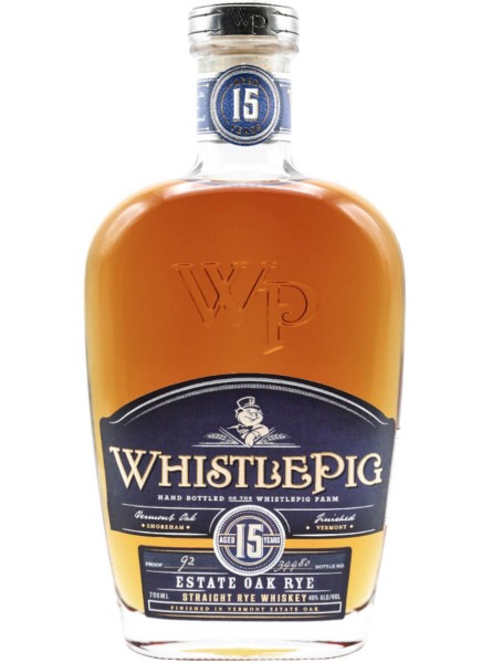 WhistlePig 15y Estate Oak Rye Whiskey 0,7 L