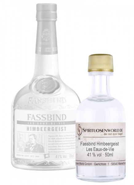Fassbind Fine Eaux-de-Vie Himbeergeist Tastingminiatur 0,05 L