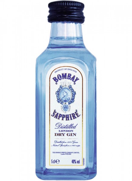 Bombay Sapphire London Dry Gin 47% Mini 0,05 L