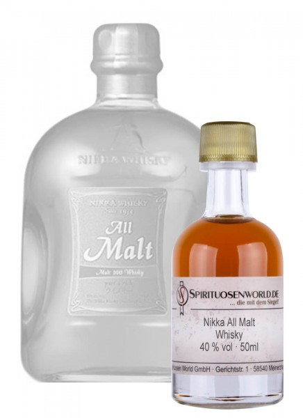 Nikka All Malt Whisky Tastingminiatur 0,05 L