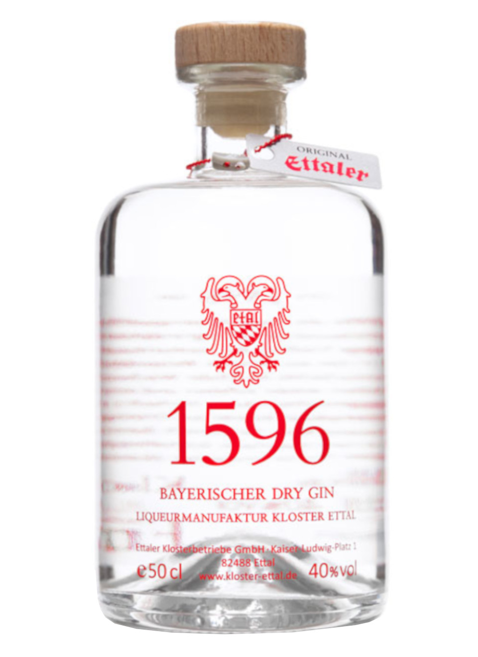 Ettaler Gin 1596 0,5 L günstig kaufen | Spirituosenworld.de - Online Shop  für Spirituosen und Barzubehör