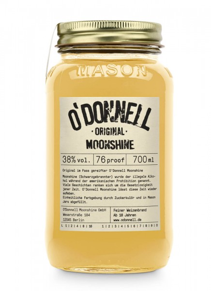 O&#039;Donnell Moonshine Original Kornbrand 0,7 L