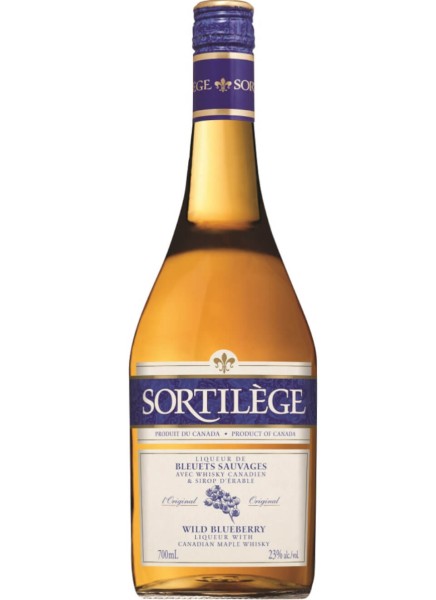 Sortilege Bleuets Whisky Likör mit Ahornsirup Wilde Heidelbeeren 0,7 L