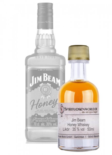 Jim Beam Honey Whisky Tastingminiatur 0,05 L