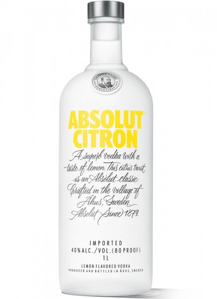 Absolut Vodka Citron 1 L