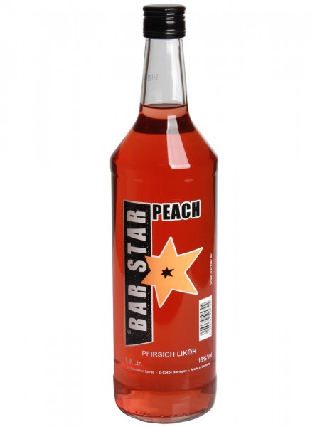 Bar Star Peach Pfirsichlikör 1 L