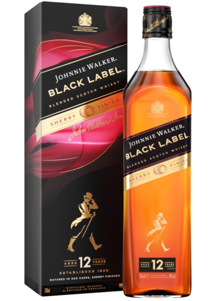 Johnnie Walker Black Label Sherry Finish Blended Scotch Whisky 0,7 L