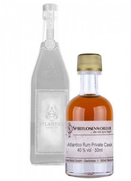 Atlantico Rum Private Cask Rum Tastingminiatur 0,05 L