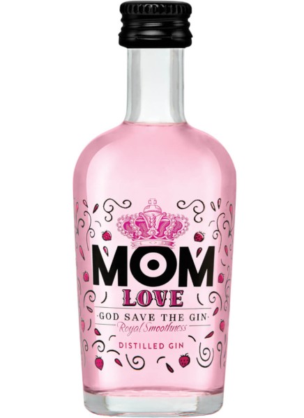 MOM Love Pink Gin Miniatur 0,05 L