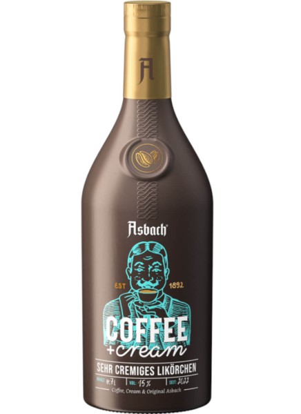Asbach Coffee &amp; Cream Likör 0,7 L