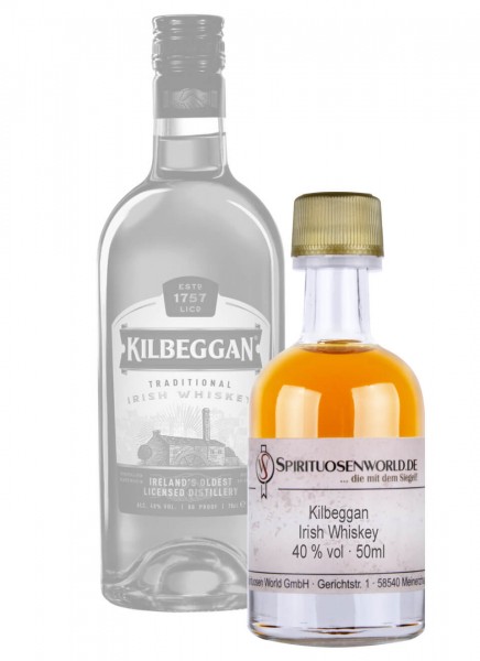 Kilbeggan Finest Whisky Tastingminiatur 0,05 L