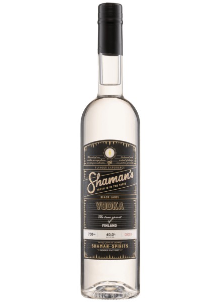 Shaman&#039;s Black Label Vodka 0,7 L