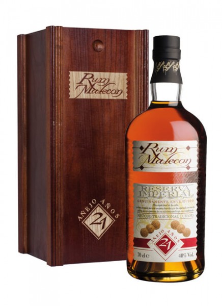 Malecon Reserva Imperial 21 Rum in Holzbox 0,7 L