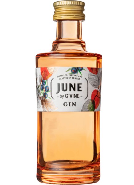 June by Gvine Peach Gin Likör Mini 0,05 L