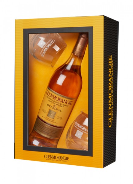 Glenmorangie Original 10 Jahre Geschenkset Single Malt Whisky 0,7 L