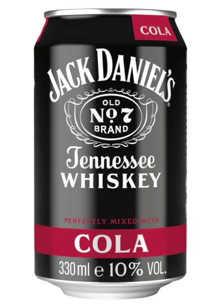 Jack Daniels &amp; Cola Longdrink 0,33 L Dose
