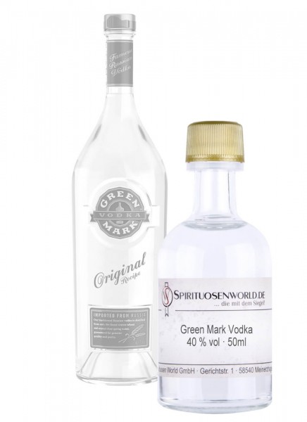 Green Mark Vodka Tastingminiatur 0,05 L