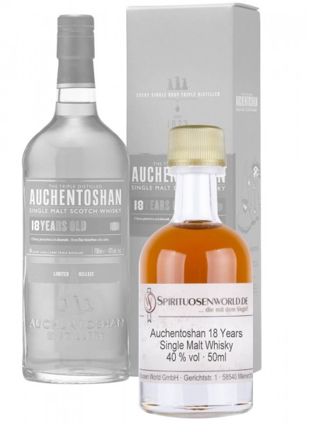 Auchentoshan 18 Jahre Whisky Tastingminiatur 0,05 L