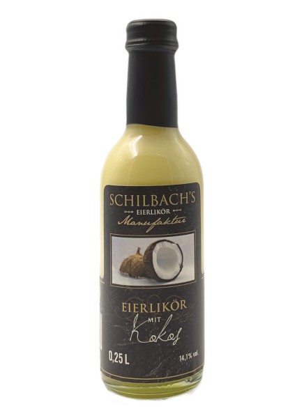 Schilbach&#039;s Manufaktur Eierlikör mit Kokosnuss 0,25 L