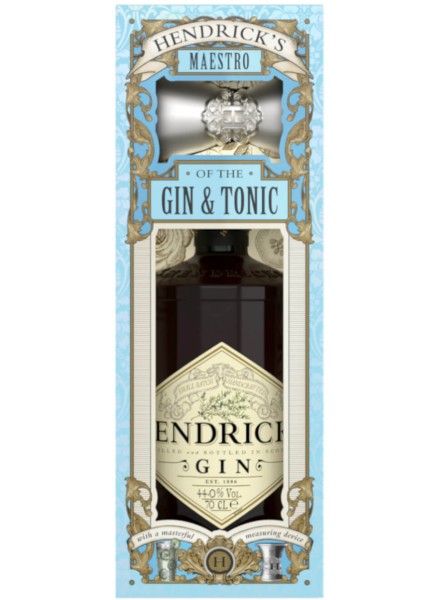 Hendrick&#039;s Gin 0,7 L mit Jigger