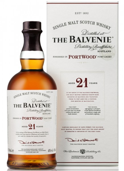 Balvenie 21 Years Port Wood Finish Single Malt Scotch Whisky 0,7 L
