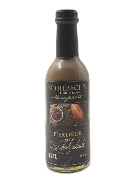 Schilbach&#039;s Manufaktur Eierlikör mit Schokolade 0,25 L