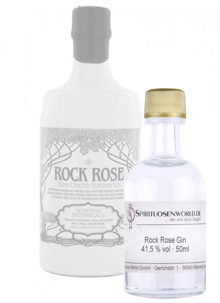 Rock Rose Gin Tastingminiatur 0,05 L