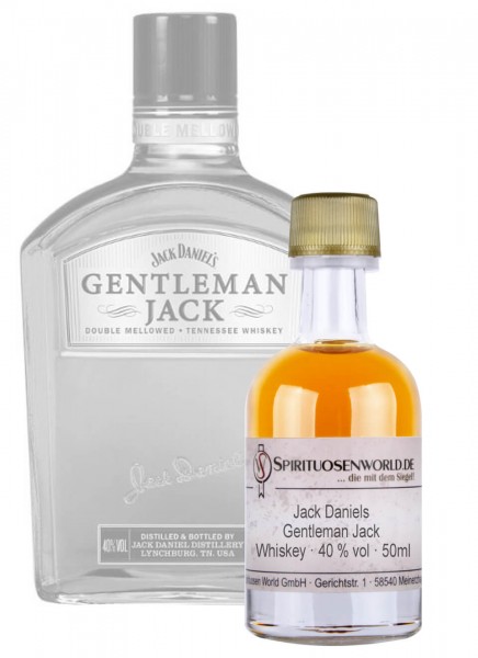 Jack Daniels Gentleman Jack Whisky Tastingminiatur 0,05 L